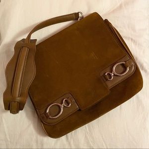 Authentic Balenciaga Shoulder Bag - Suede